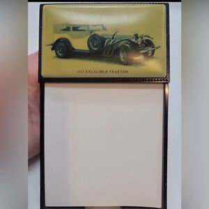 1972 Excalibur Phaeton Dealer Promotional Note Paper Box Sales Gift